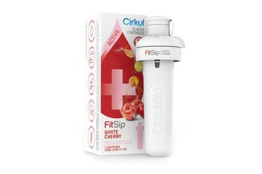 Cirkul cartridge and bottle on white background