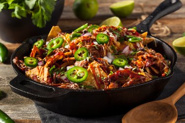 Homemade Barbecue Pulled Pork Nachos