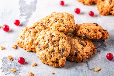 Homemade oatmeal cookies with cranberries cranberry recipes